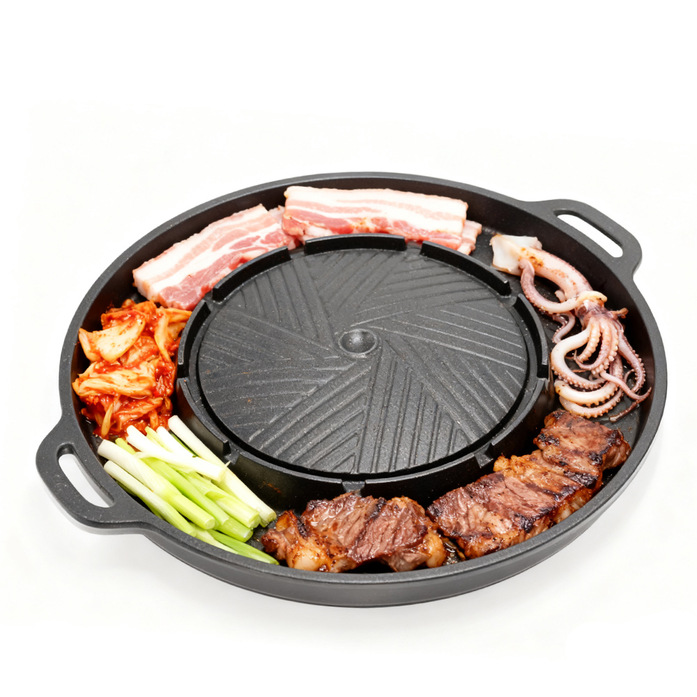 Camping Cooking Device - 코선 한국식 바베큐 그릴 팬 2