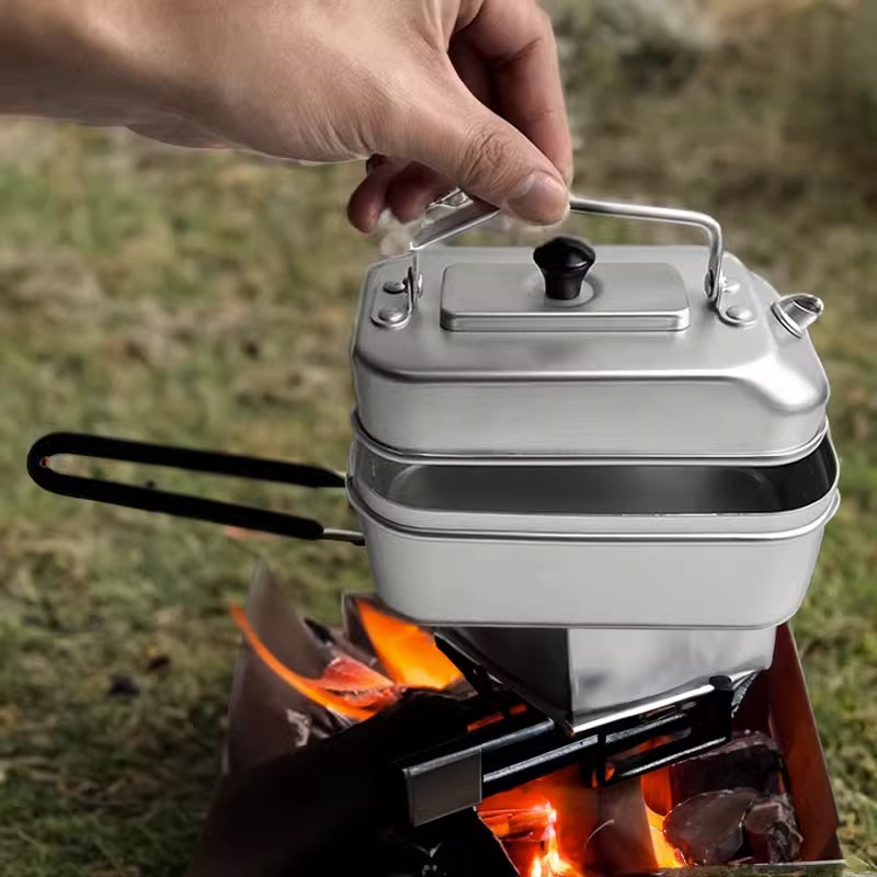 Camping Cooking Accessories Set - 초경량 휴대용 피크닉 캠핑 관광 주전자,