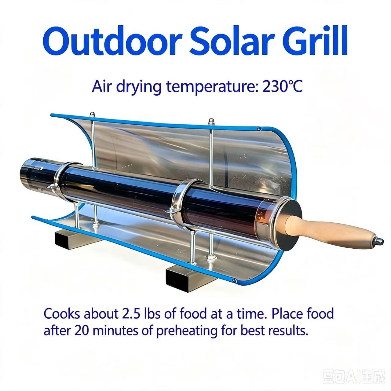 Solar Oven Camp - 연료 없이! 휴대용 파라볼릭 태양열 오븐