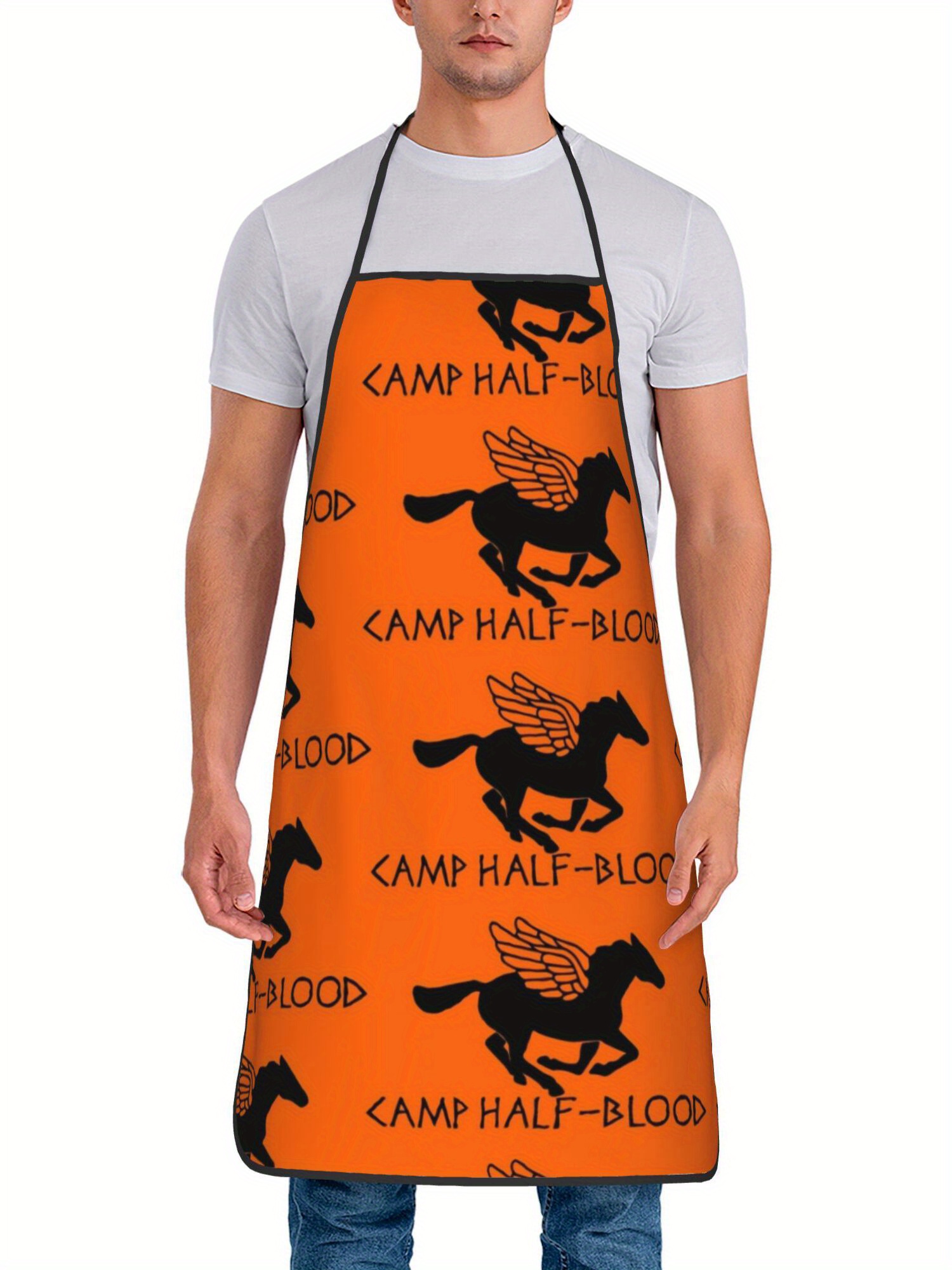 Camping Cooking Gifts - 클래식 하프 블러드 캠프 페가수스 텍스트