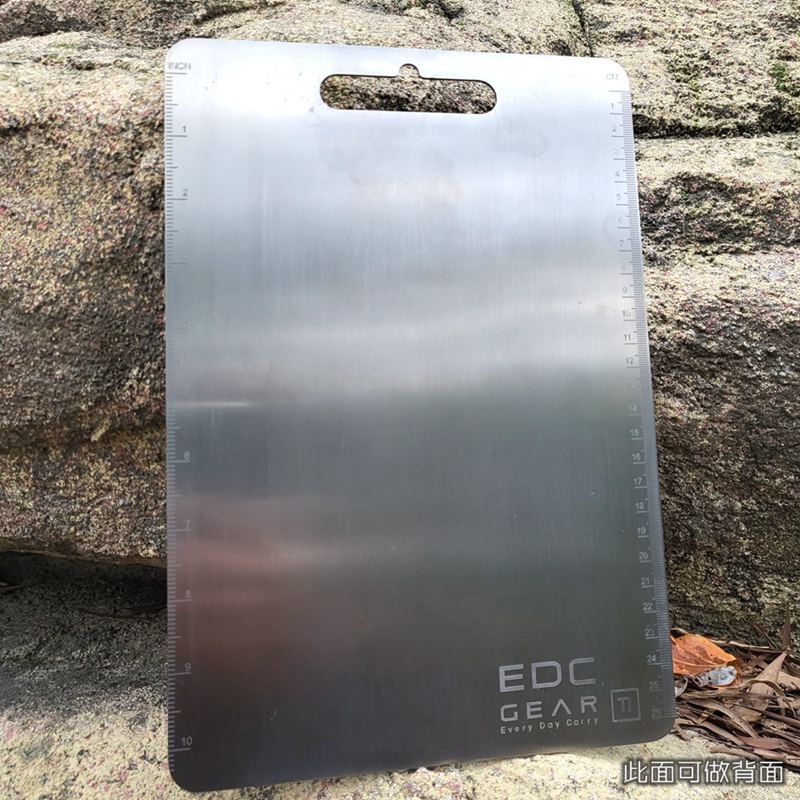 Camping Cooking Backpack - 두꺼운 티타늄 합금 도마, 가정 주방