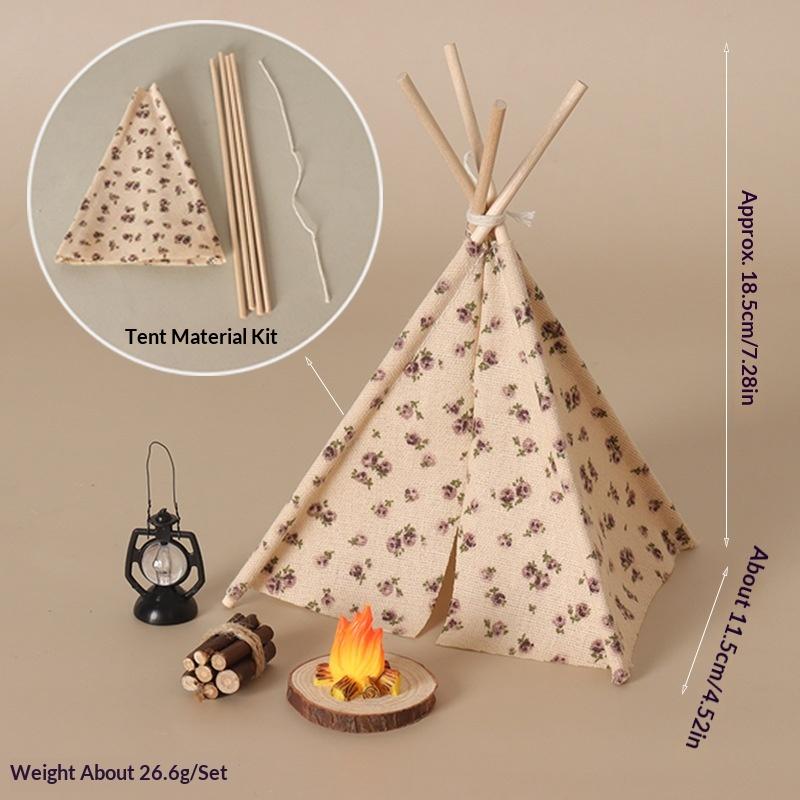 Camping Cooking Accessories Set - **1 세트 1/12 인형 집 야외