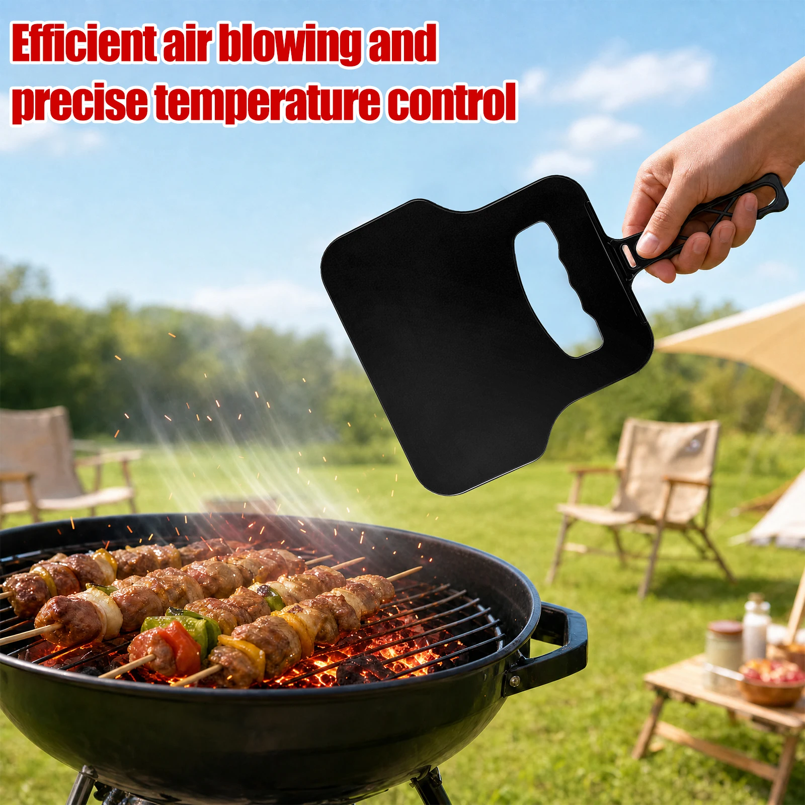 수동 바람 발생기 플라스틱 손부채 휴대용 불쏘시개 야외 - Camping Cooking Device 리뷰 및 가격