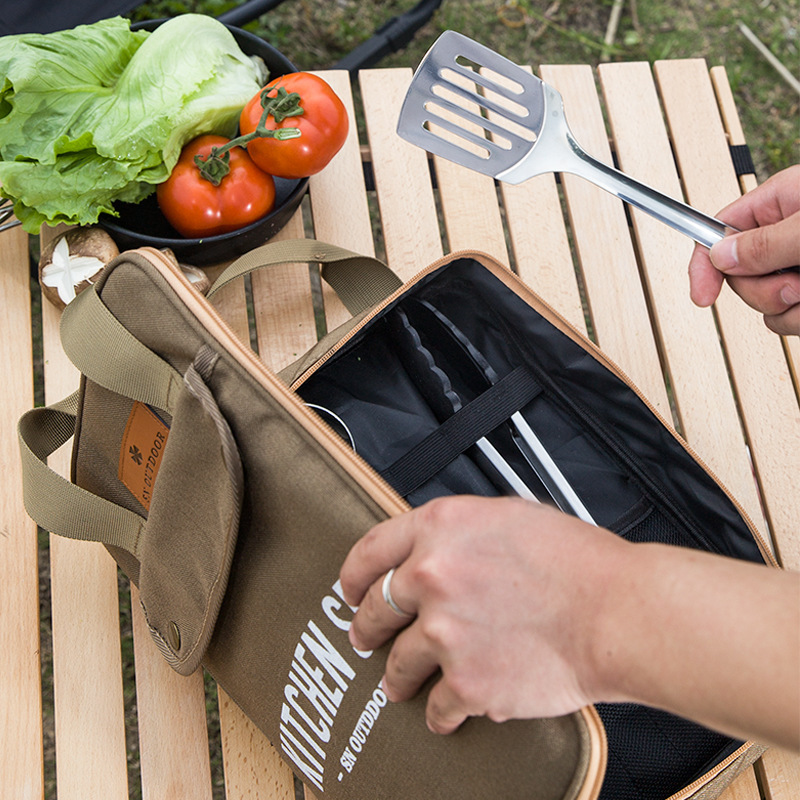 8pcs 캠핑 주방 조리기구 세트 휴대용 가방 야외 여 - Camping Cooking Rack 리뷰 및 가격
