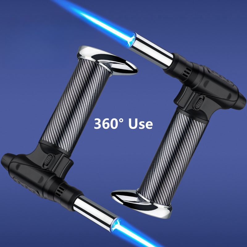 360 °   점화 부탄 가스 라이터 통합 블루 불꽃  - Camping Cooking Torch 리뷰 및 가격