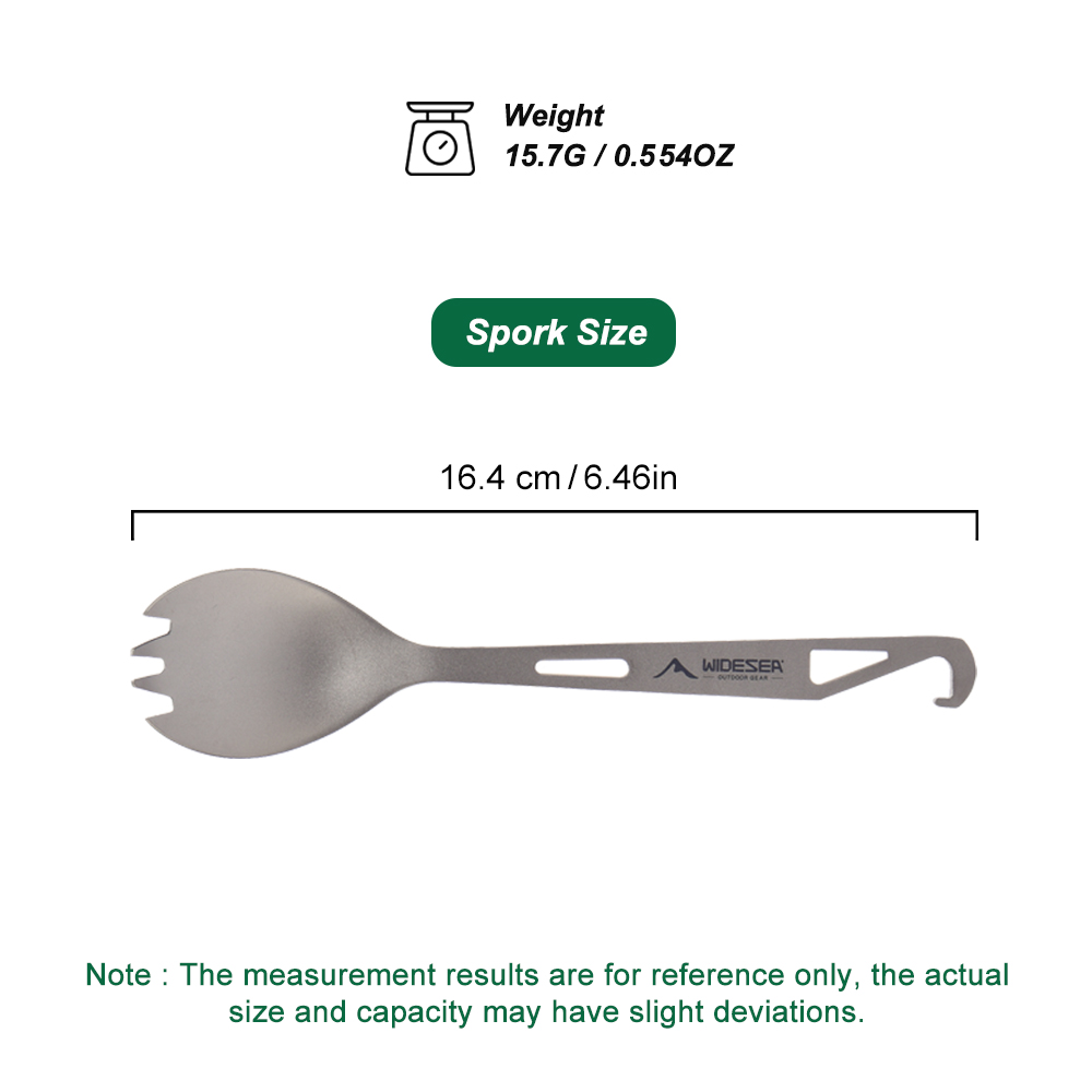 Widesea 캠핑 요리 세트 스포크 티타늄 스푼 여행 - Camping Cooking Accessories Set 리뷰 및 가격