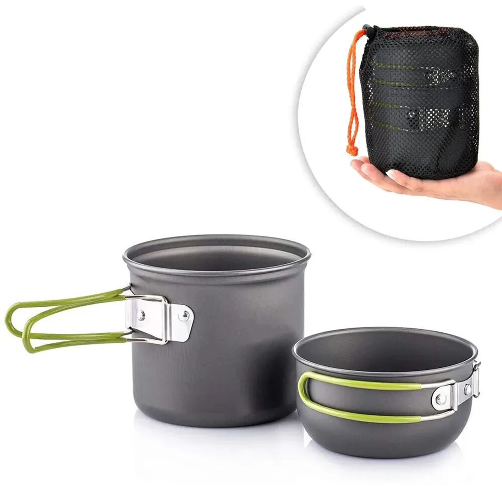 캠핑 조리기구 엉망 키트 초경량 캠핑 냄비 세트 하이킹 - Camping Cooking Accessories Set 리뷰 및 가격
