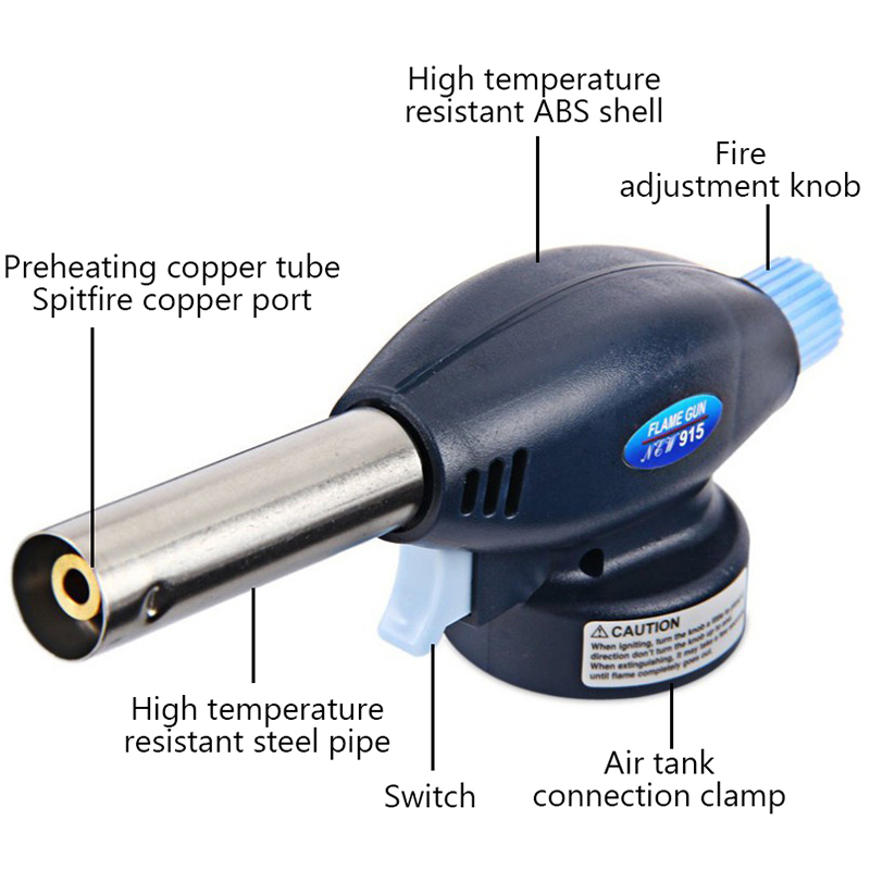 요리 자동 점화 가스 용접 버너, 화구 화염 가스 토치 - Camping Cooking Torch 리뷰 및 가격