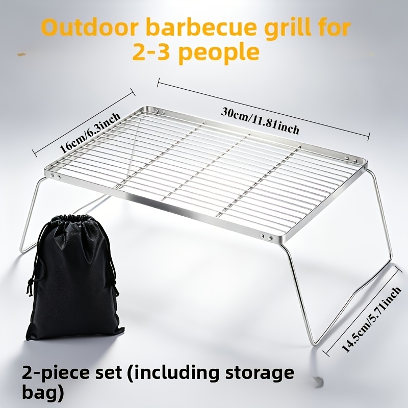 휴대용 접이식 스테인리스 캠프파이어 스탠드 – 하이킹, - Camping Cooking Device 리뷰 및 가격