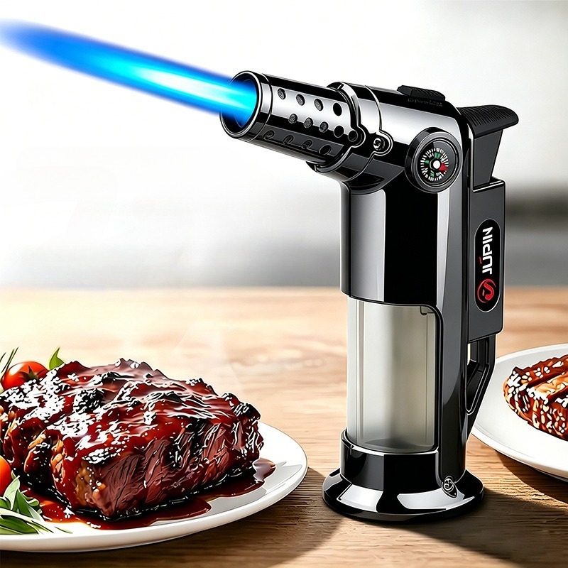 재충전 가능한 부탄 토치 라이터 (나침반 포함, 방풍  - Camping Cooking Torch 리뷰 및 가격