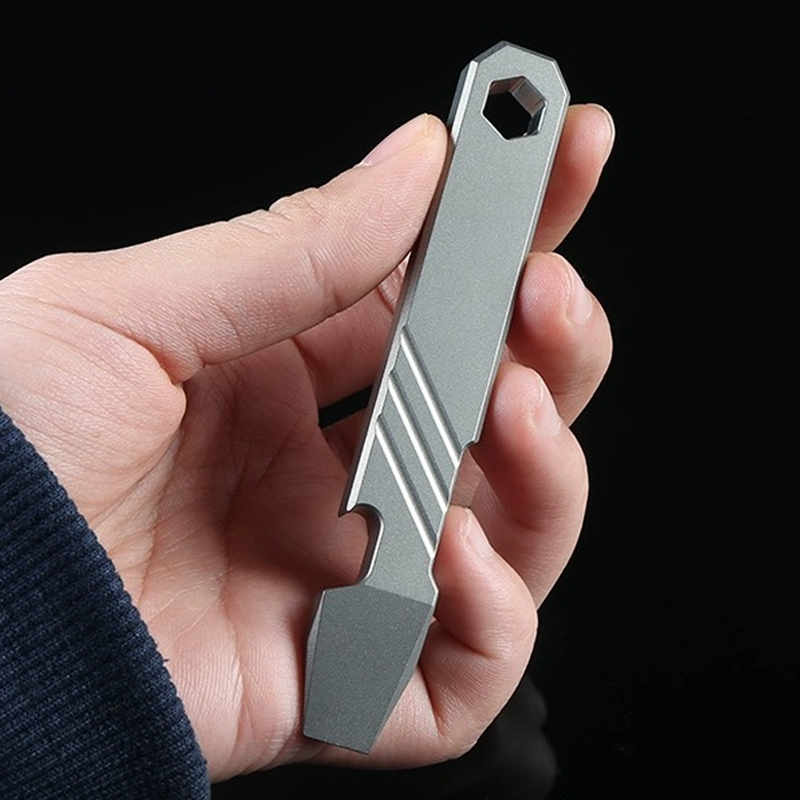 티타늄 합금 프라이 바 다기능 병따개 드라이버 렌치 도 - Camping Cooking Device 리뷰 및 가격