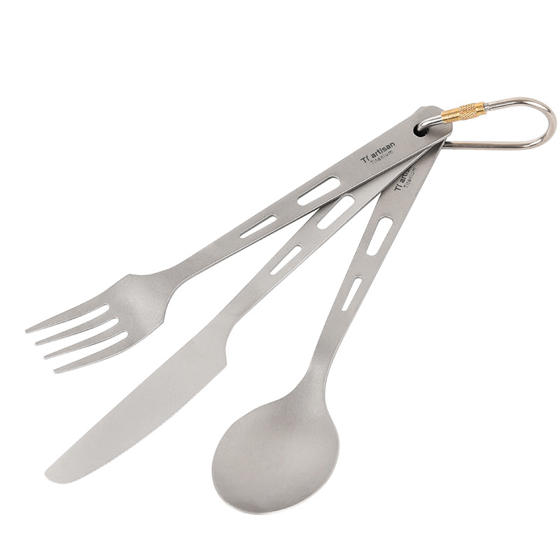Tiartisan 티타늄 커트레이 나이프 포크 스푼 조 - Camping Cooking And Eating Set 리뷰 및 가격