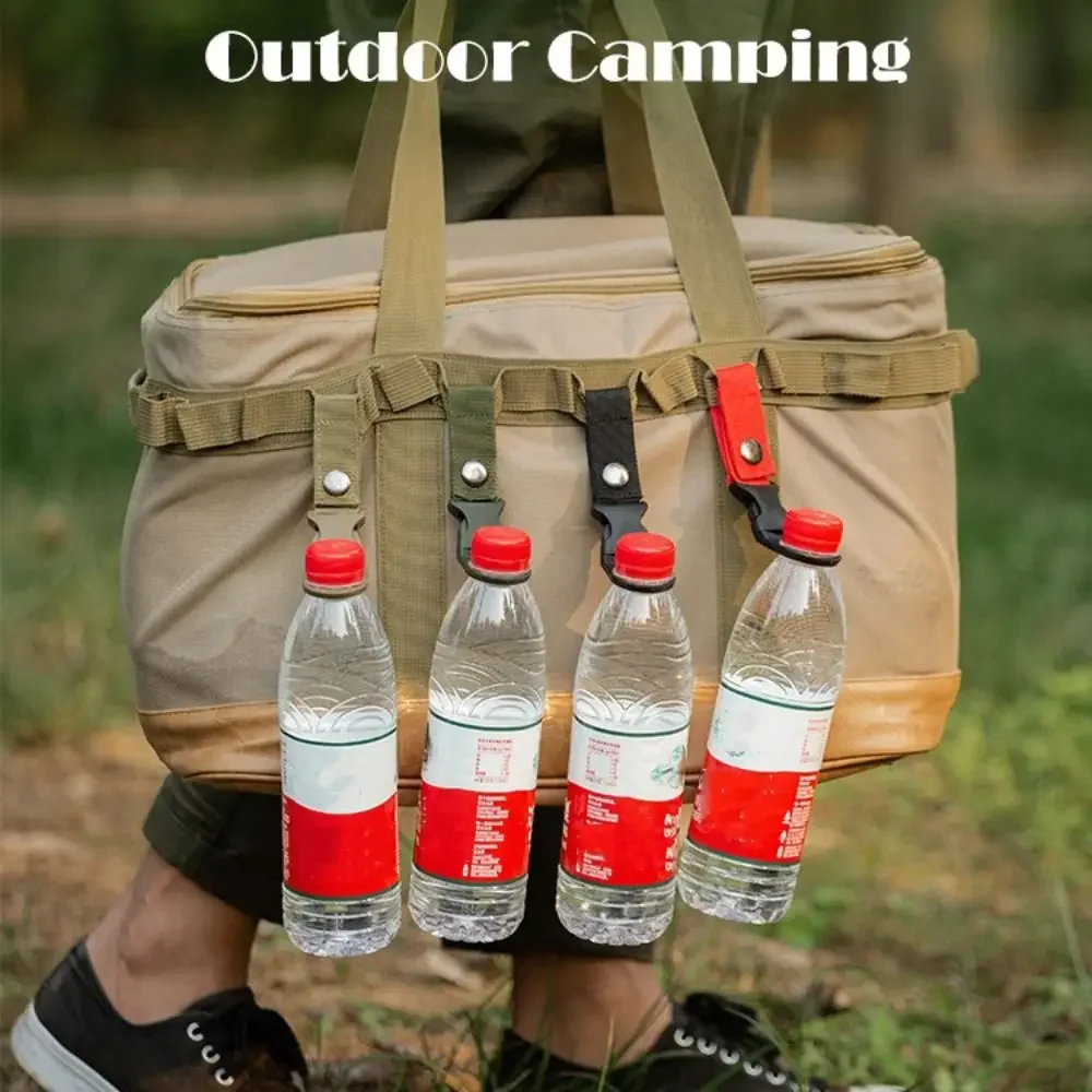 6pcs 캠핑 웨빙 버클 후크 물병 홀더 클립 야외 군 - Camping Cooking Hanger 리뷰 및 가격