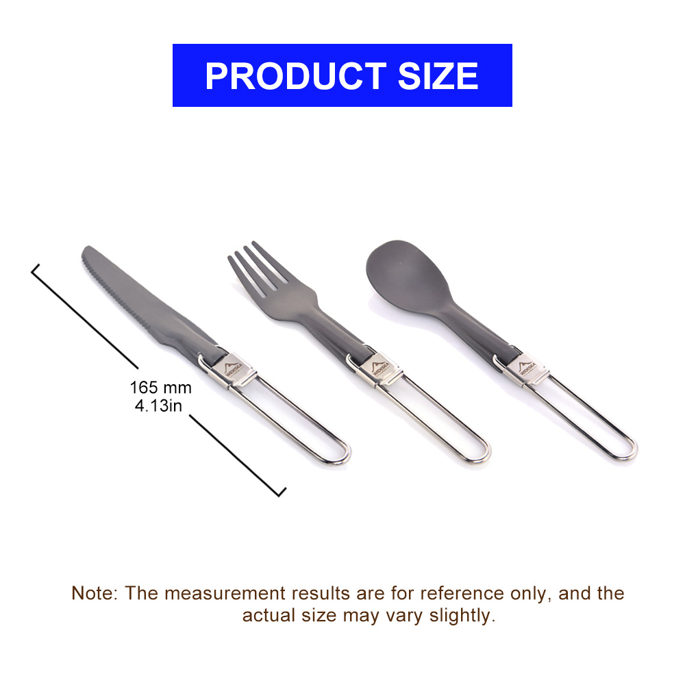 Widesea 캠핑 알루미늄 스푼 포크 나이프 식기 세 - Camping Cooking And Eating Set 리뷰 및 가격