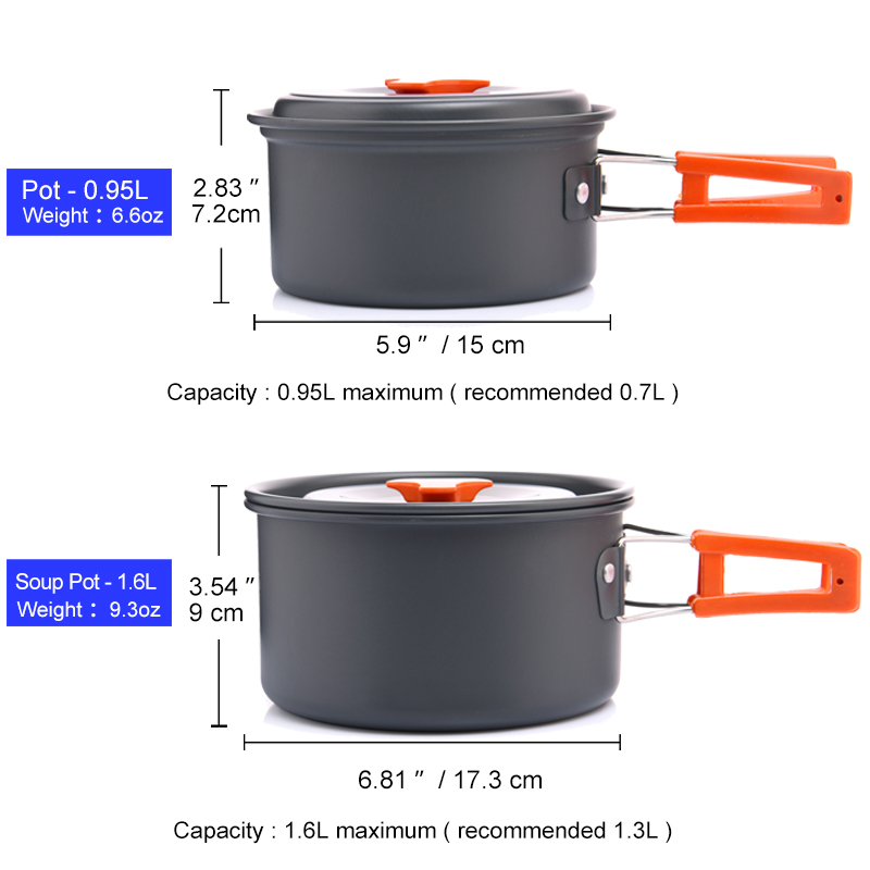 Widesea 캠핑 야외 조리기구 세트 식기 요리 칼  - Camping Cooking And Eating Set 리뷰 및 가격