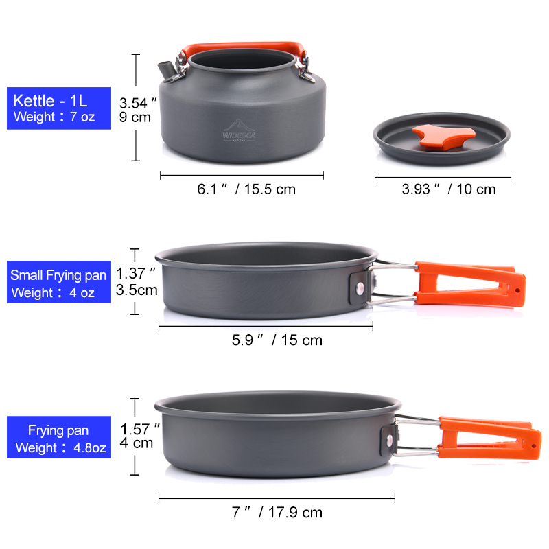 Widesea 캠핑 야외 조리기구 세트 식기 요리 칼  - Camping Cooking And Eating Set 리뷰 및 가격