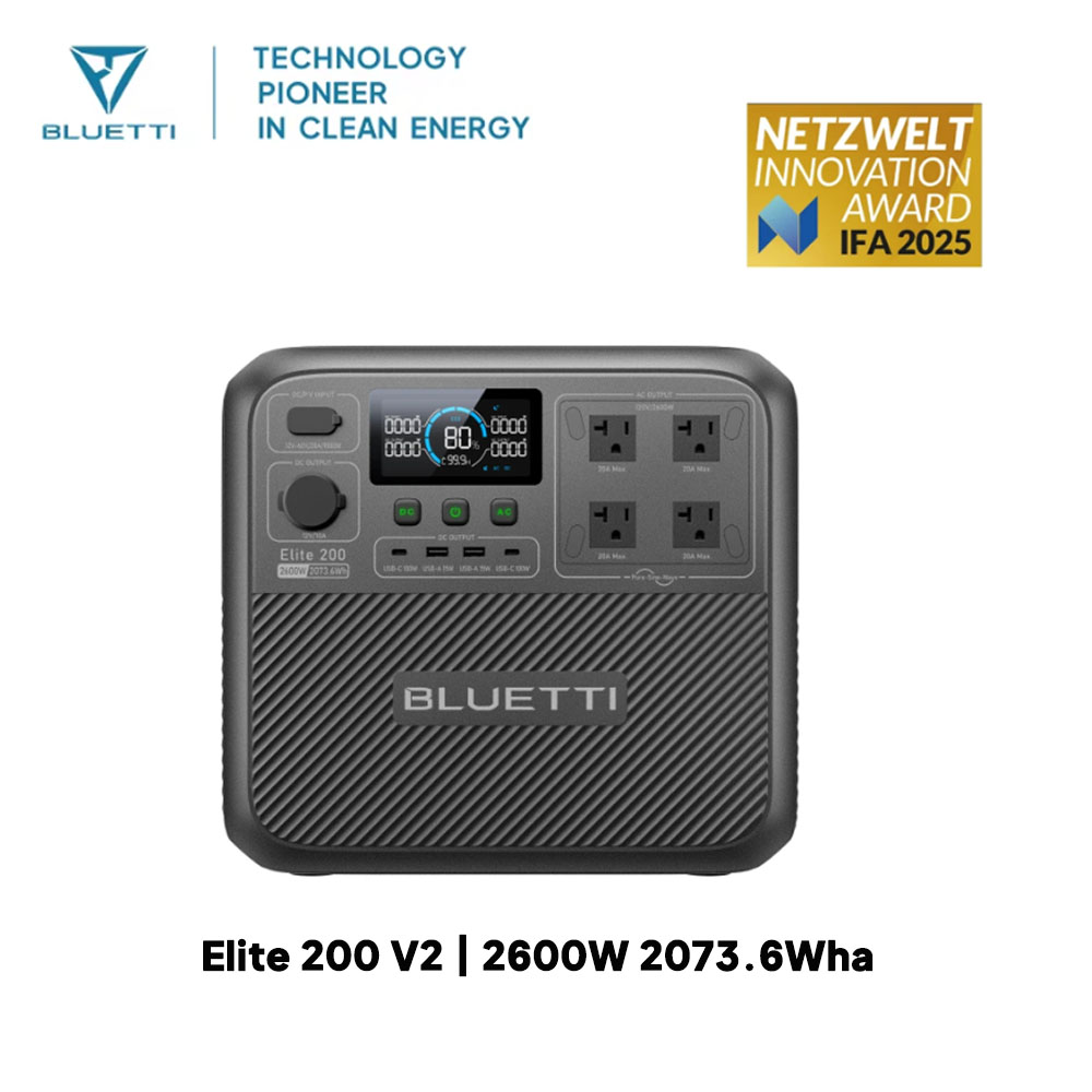 【리뉴얼】BLUETTI Elite 200 V2 휴대용  - Camping Cooking Device 리뷰 및 가격