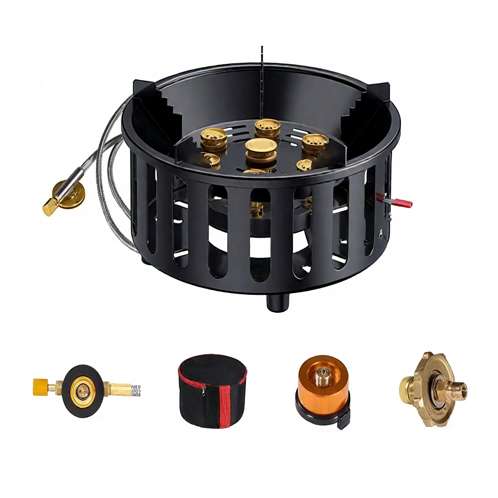 고출력 7코어 21000W 휴대용 캠핑 스토브, 강풍  - Camping Cooking Fuel 리뷰 및 가격