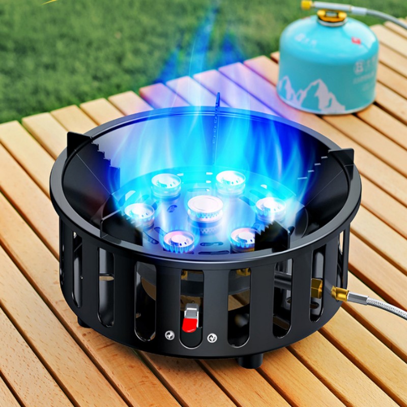 고출력 7코어 21000W 휴대용 캠핑 스토브, 강풍  - Camping Cooking Fuel 리뷰 및 가격