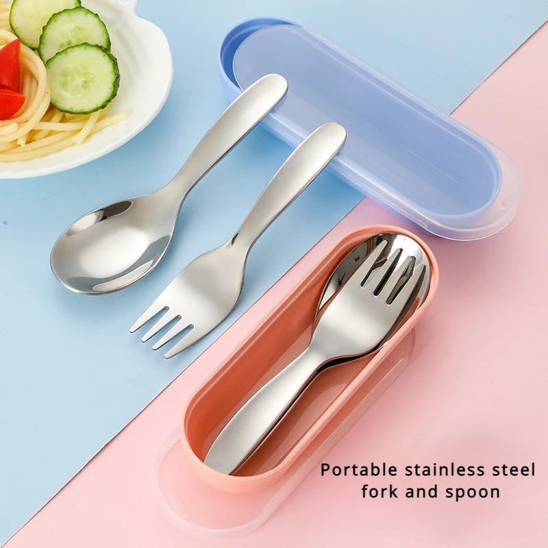 2 PCS 1 세트 휴대용 숟가락 포크 식기 야외 캠핑 - Camping Cooking And Eating Set 리뷰 및 가격