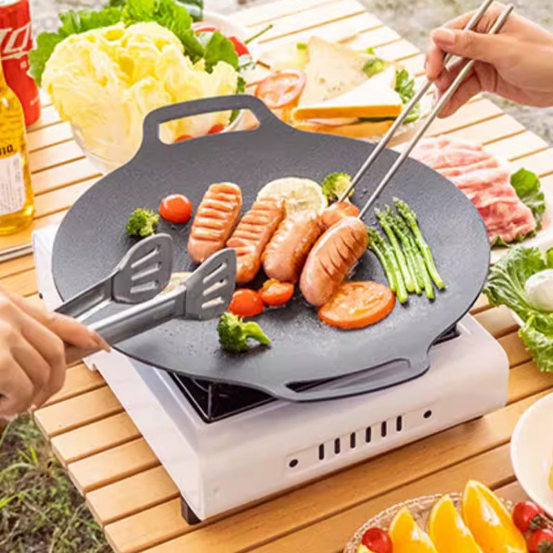    26/30/33CM 야외 캠핑 그릴 팬 한국식  - Camping Cooking Device 리뷰 및 가격