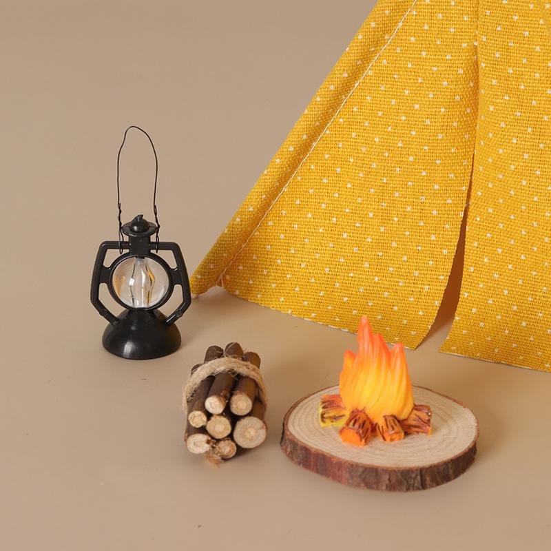 **1 세트 1/12 인형 집 야외 요리 바베큐 장면  - Camping Cooking Accessories Set 리뷰 및 가격