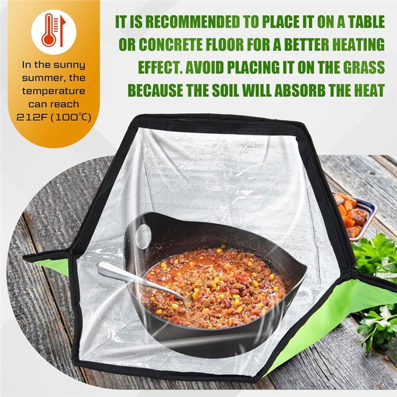 ABFU-휴대용 접이식 태양열 오븐 & 태양열 조리기  - Solar Oven Camp 리뷰 및 가격